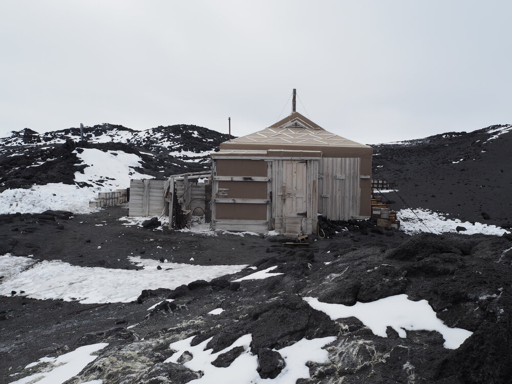 West elevation, Shackleton's 'Nimrod' Hut