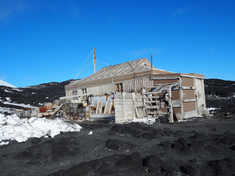 Northwest elevation, Shackleton's 'Nimrod' Hut