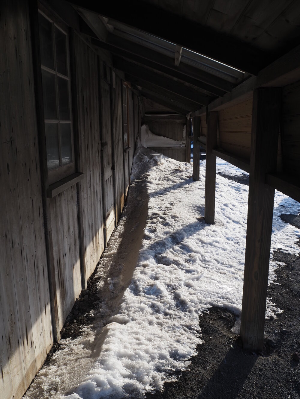 North wall, Scott's 'Discovery' hut