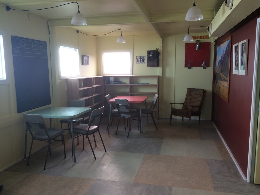 Mess room, Hillary's TAE/IGY hut