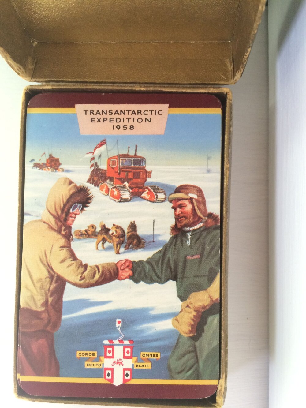 Playing cards, Hillary's TAE/IGY hut