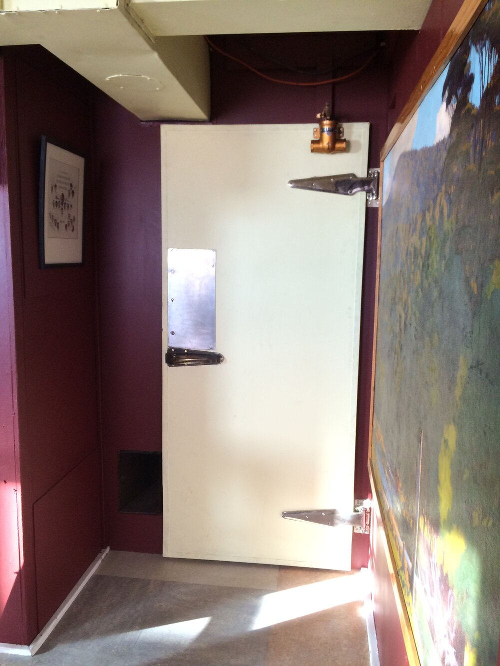 Door to Cold porch, Hillary's TAE/IGY hut