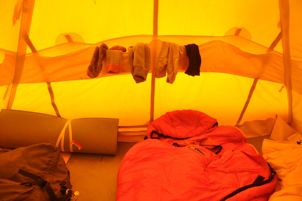 2013-14 Interior of Josiah Wagener's tent (003)