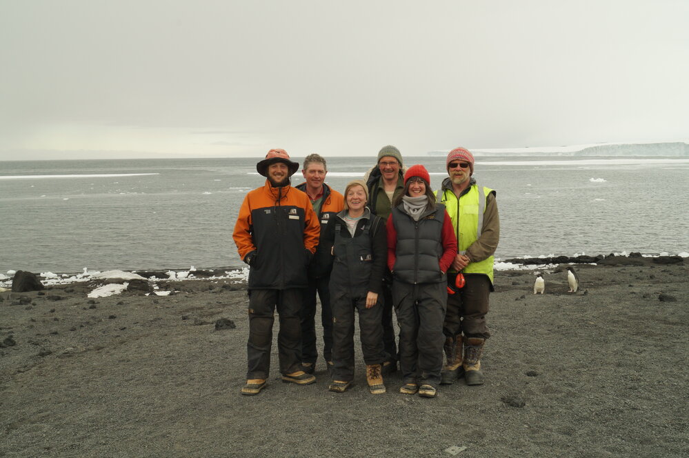 2013-14 AHT team photo at Cape Evans