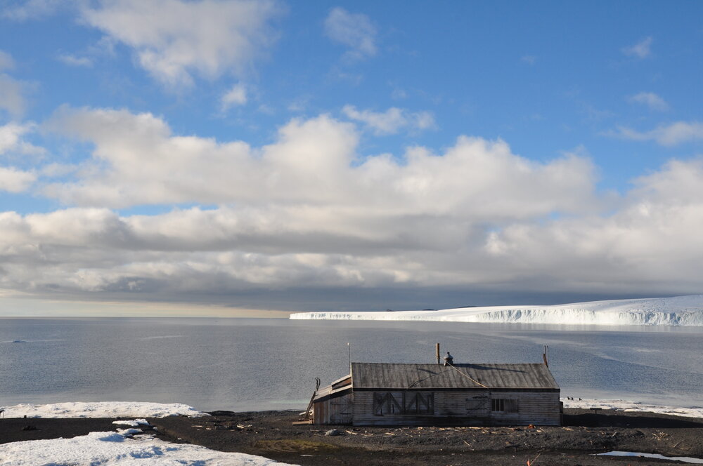 2013-14 South wall of Scott's 'Terra Nova' hut, Cape Evans