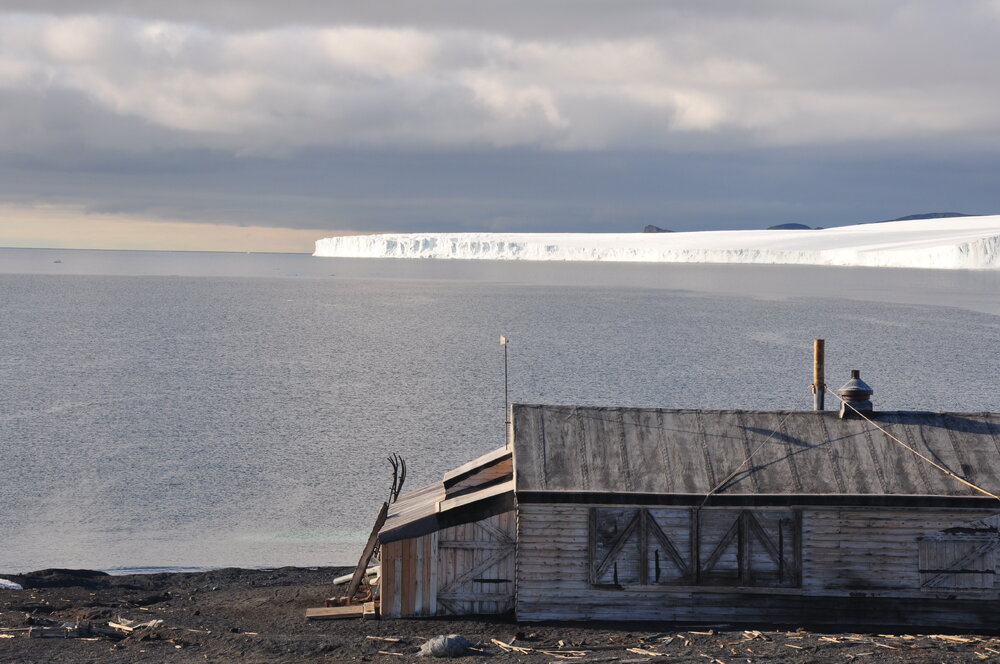 2013-14 South wall of Scott's 'Terra Nova' hut, Cape Evans