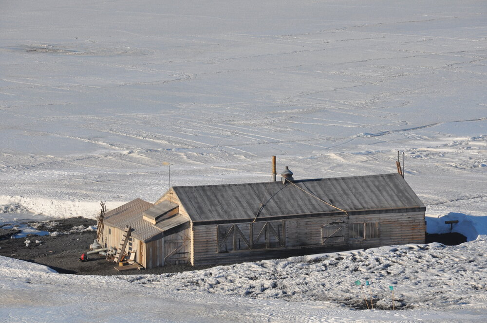 2013-14 View of Scott's 'Terra Nova' hut, Cape Evans