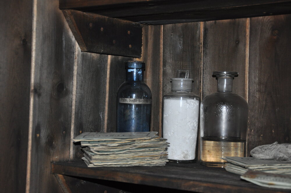 2013-14 Medical supplies inside Scott's 'Terra Nova' hut, Cape Evans (010)