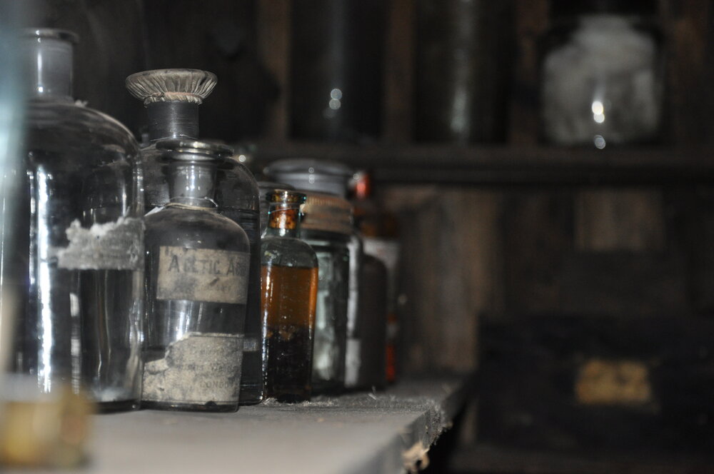 2013-14 Photography development supplies inside Scott's 'Terra Nova' hut, Cape Evans (001)