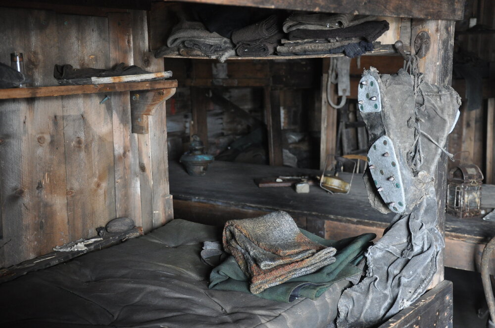 2013-14 Day's bunk inside Scott's 'Terra Nova' hut
