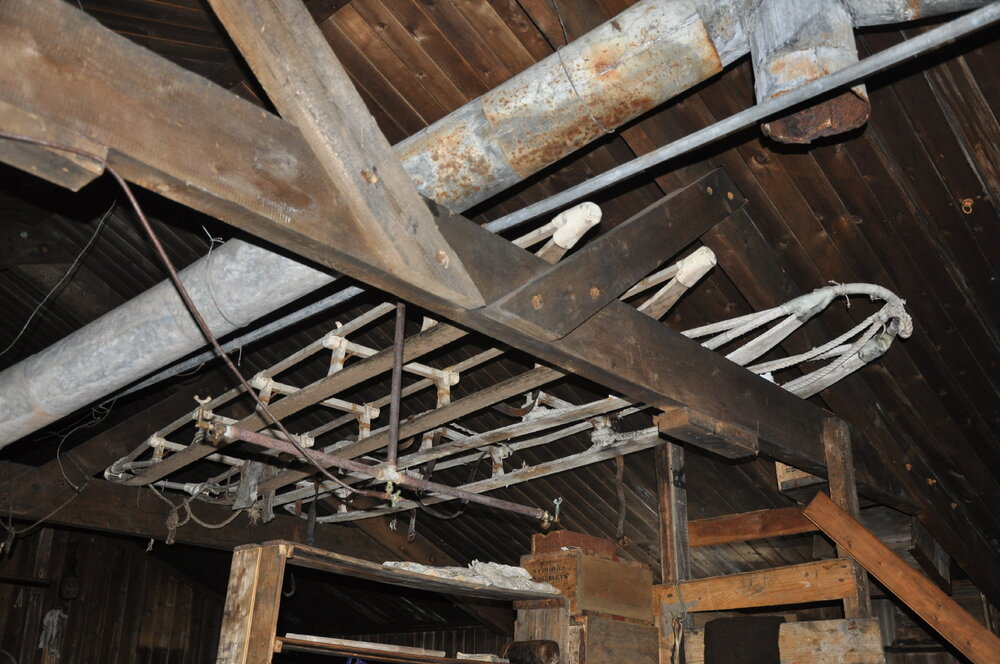2013-14 Sledges stored inside Scot's 'Terra Nova' hut, Cape Evans