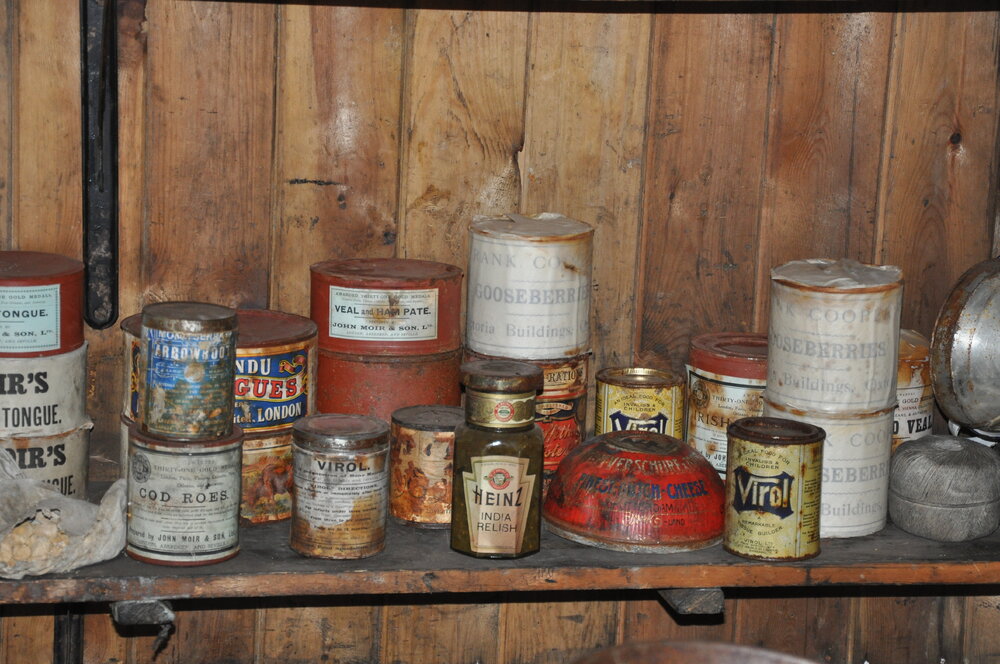 2013-14 Provisions inside Scott's 'Terra Nova' hut, Cape Evans (004)