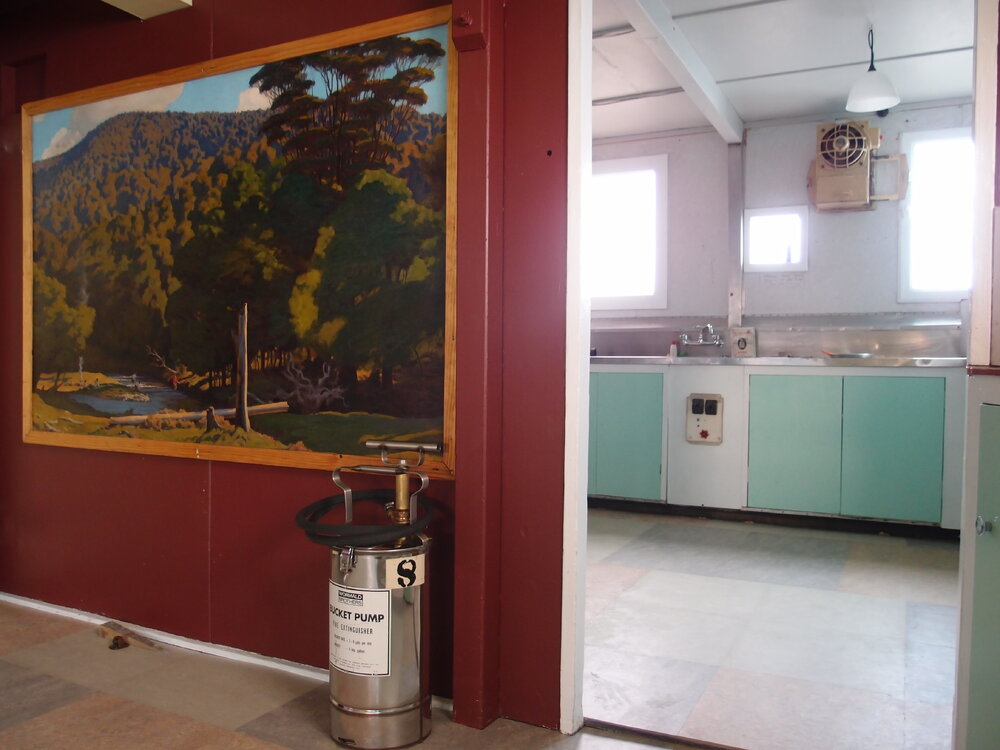 Kitchen and Mess room, Hillary's TAE/IGY Hut (001)