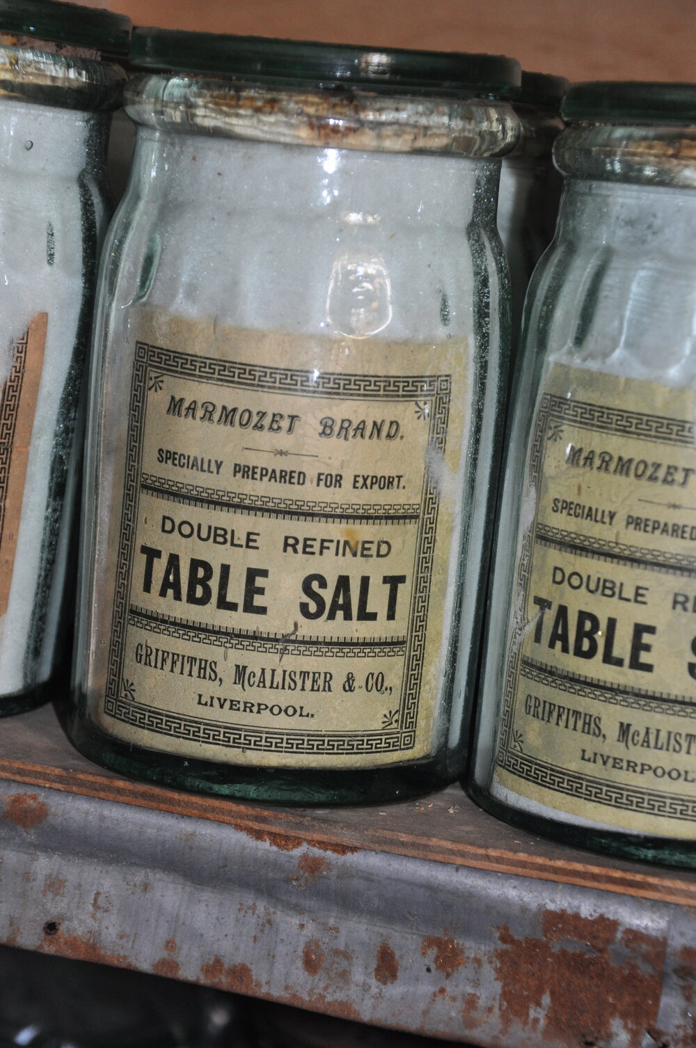 2013-14 Marmozet salt inside Shackleton's 'Nimrod' hut, Cape Royds