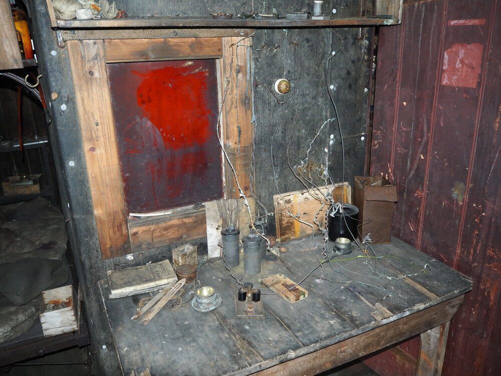 Make and Mend table, Scott's 'Terra Nova' hut