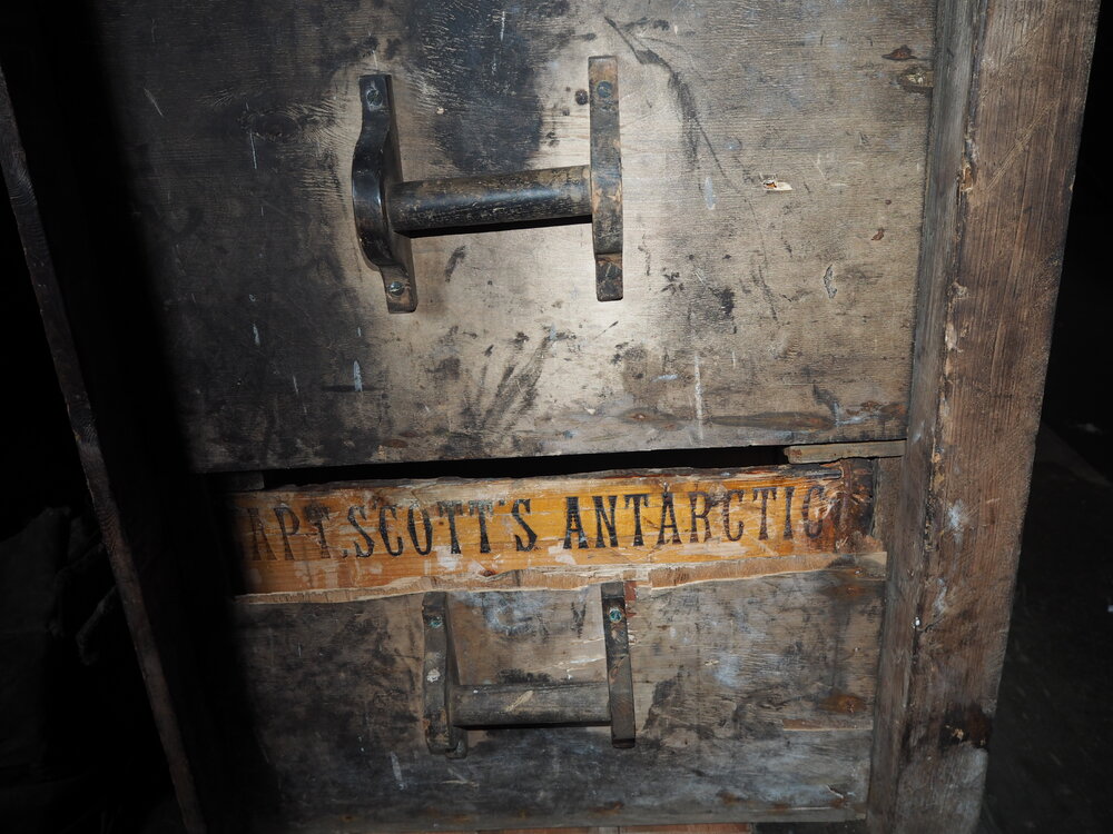 Drawers under bunk, Scott's 'Terra Nova' hut