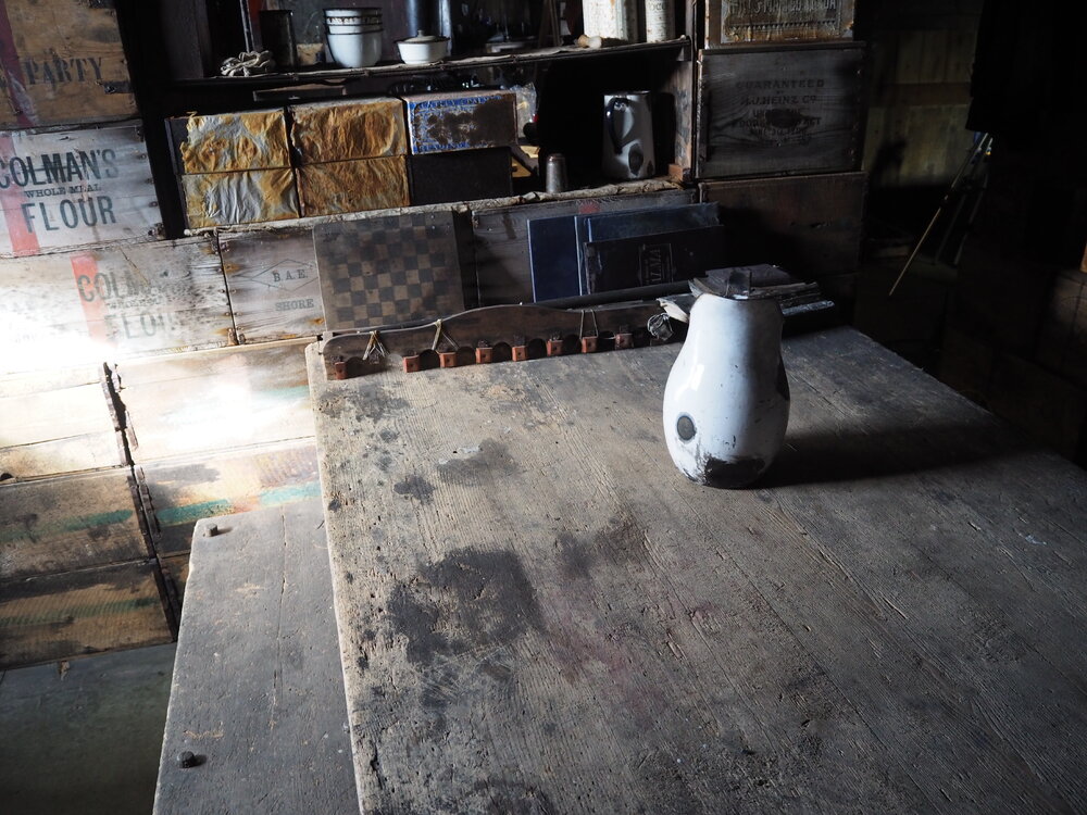 Messdeck table, Scott's 'Terra Nova' hut