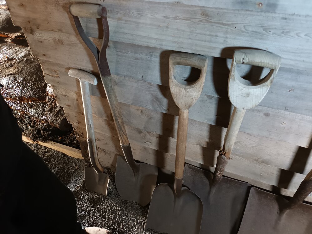 2022 Scott's 'Terra Nova' hut, work task, Western Annex artefacts before dust mitigation (020)