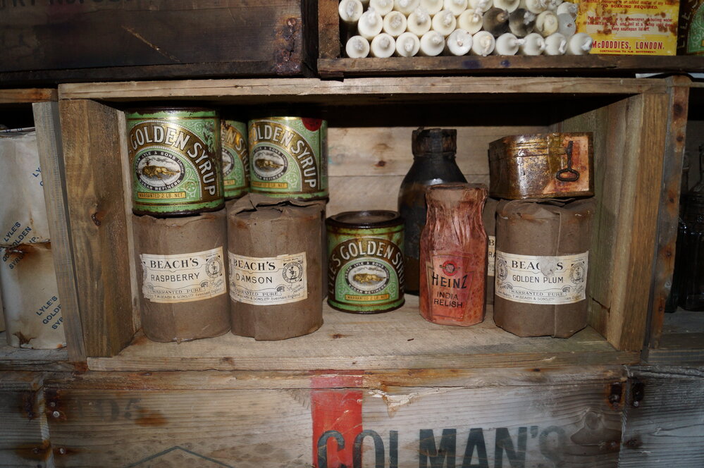 2012-13 Scott's 'Terra Nova' hut artefact monitoring - Foodstuffs and candles