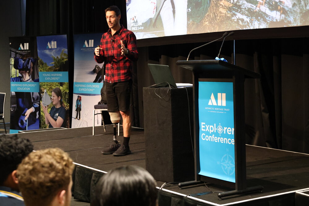 2024 William Pike speaking at the Explorer Conference