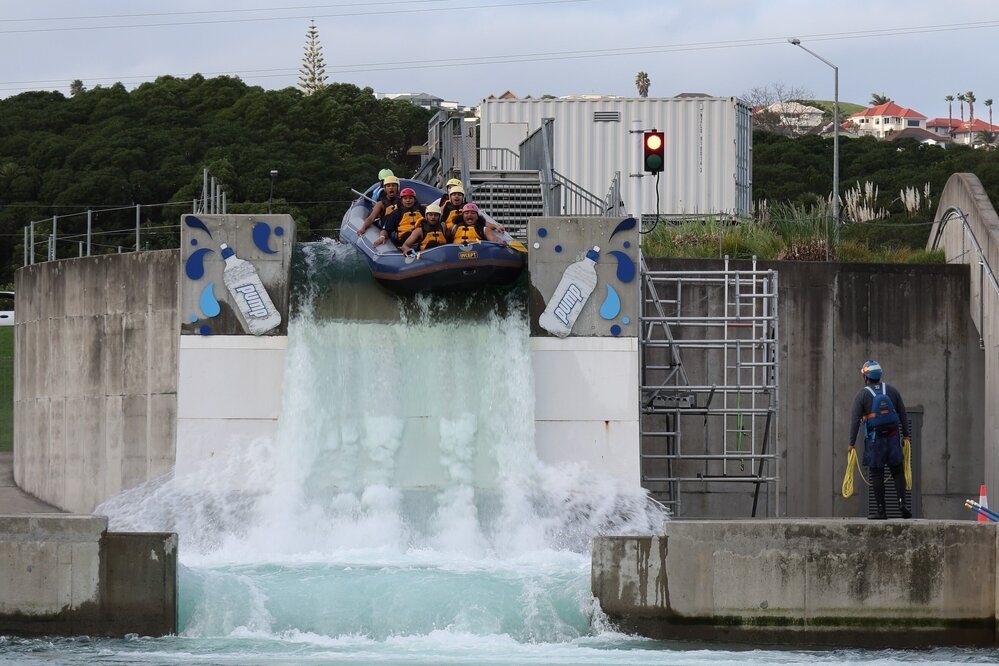 2024 Students take part in white water rafting during the Explorer Conference