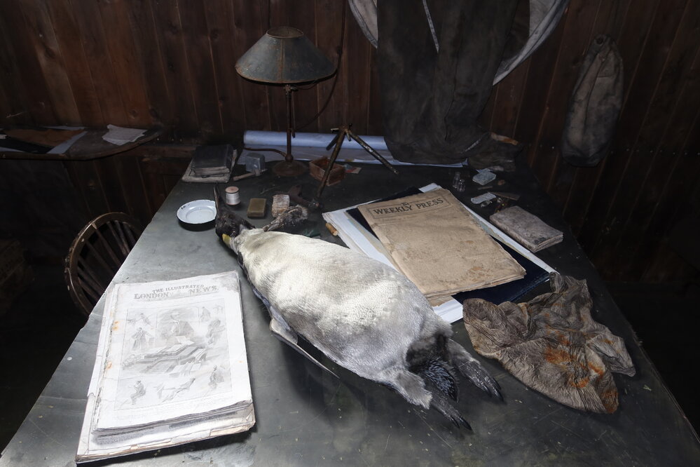 2022-23 Scott's 'Terra Nova' hut inspection, interior (009)