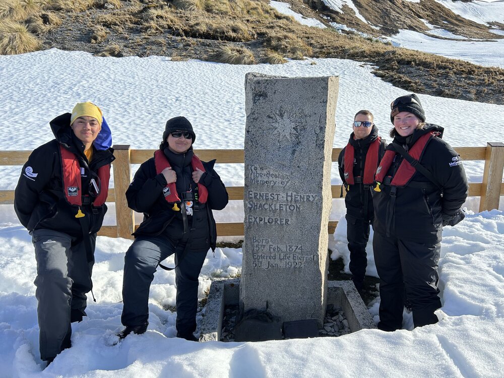 Inspiring Explorers at Shackleton's Grave