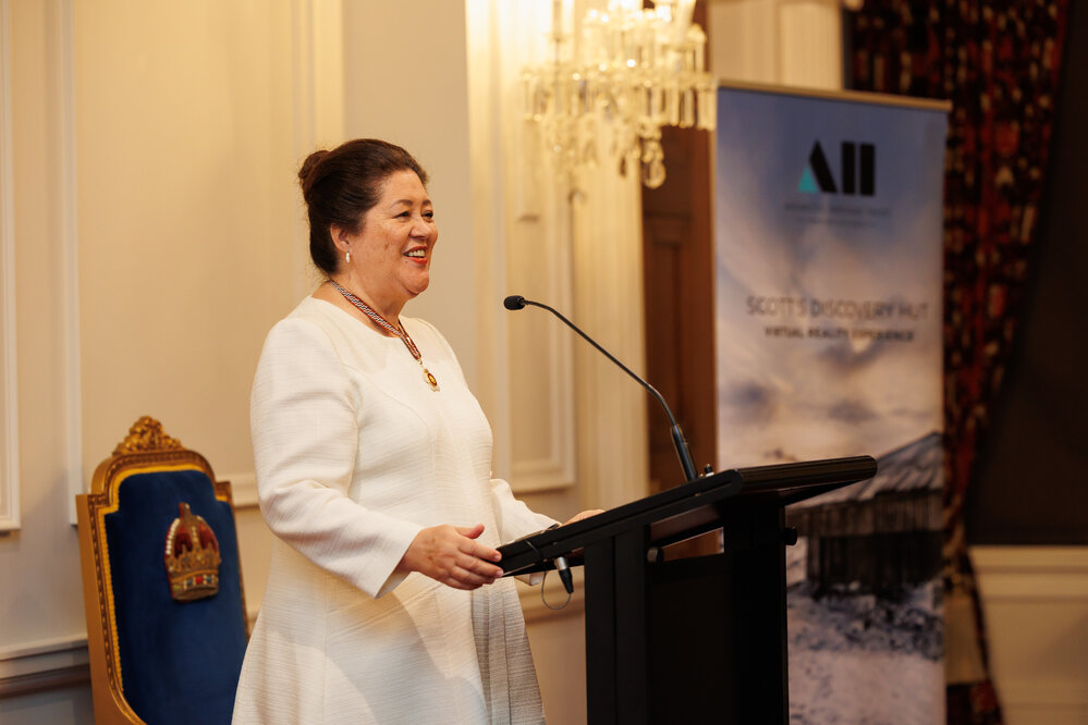 Her Excellency The Right Honourable Dame Cindy Kiro addresses guests 