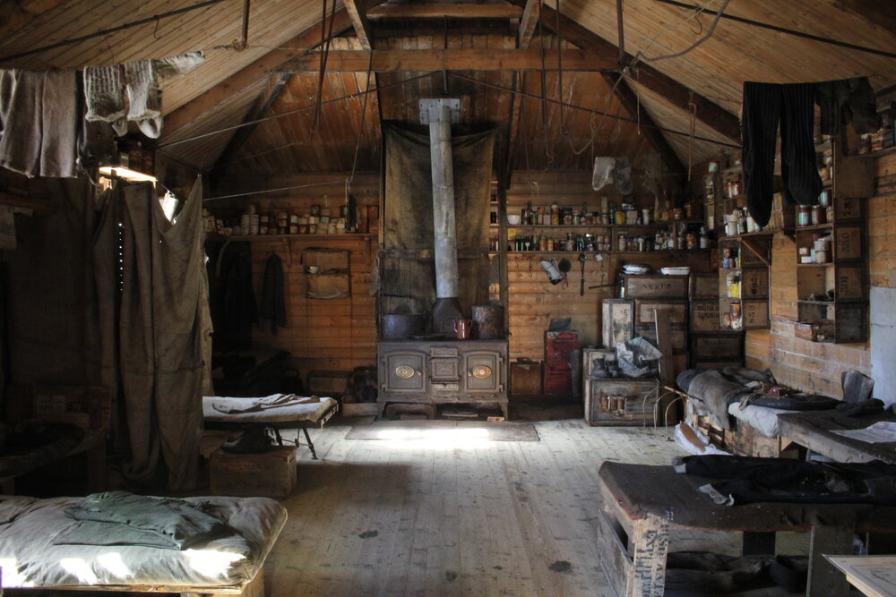 2018-19 Shackleton's 'Nimrod' hut inspection, interior (006)