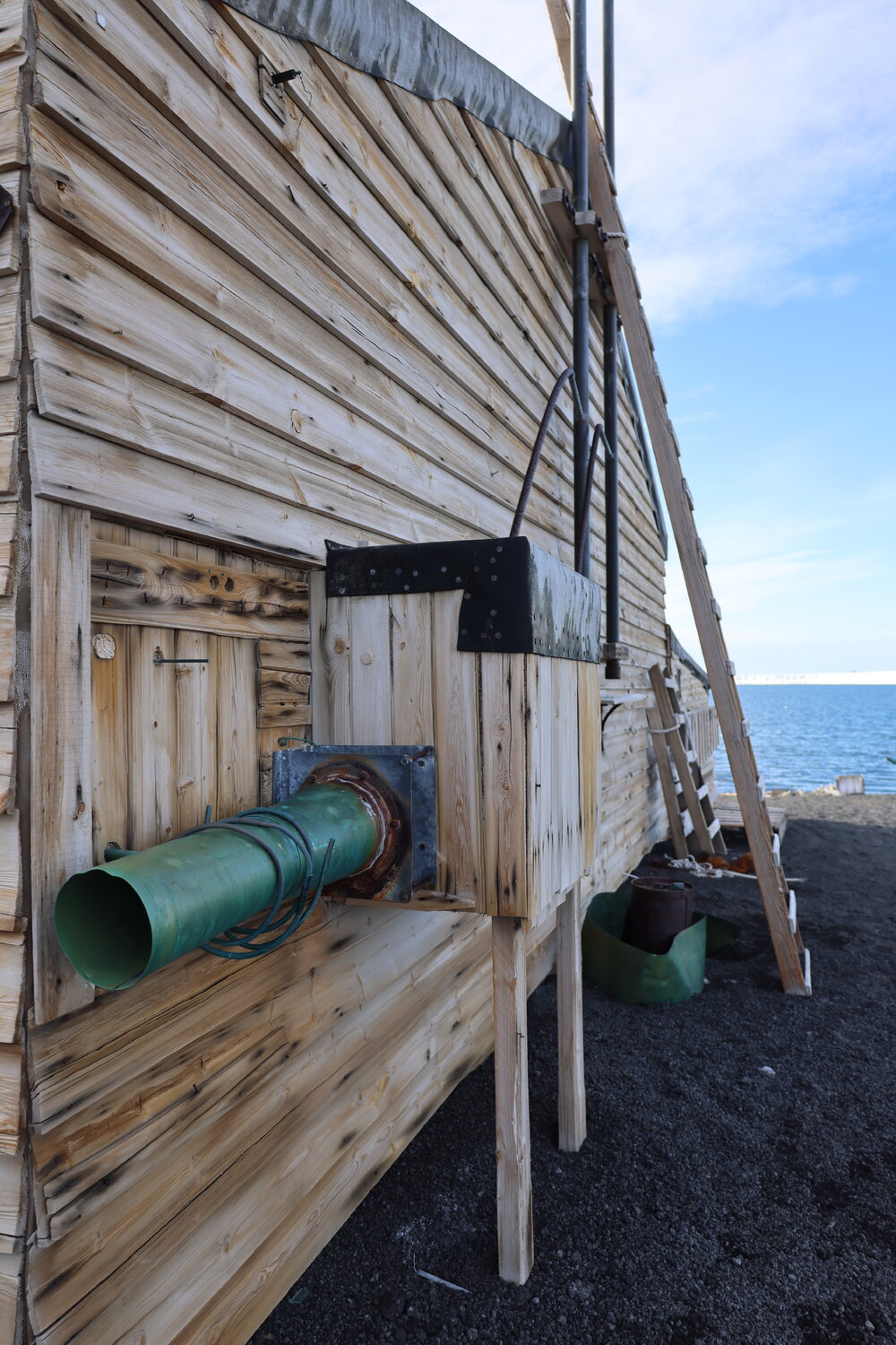 2025 Weather box, Scott's 'Terra Nova' hut