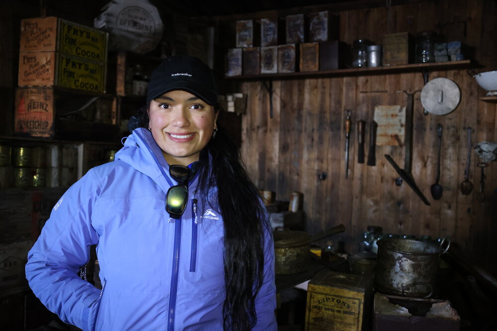 2025 Ngawai Clendon inside Scott's 'Terra Nova' hut