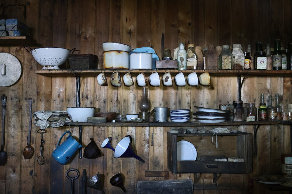 2025 Galley wall, Scott's 'Terra Nova' hut