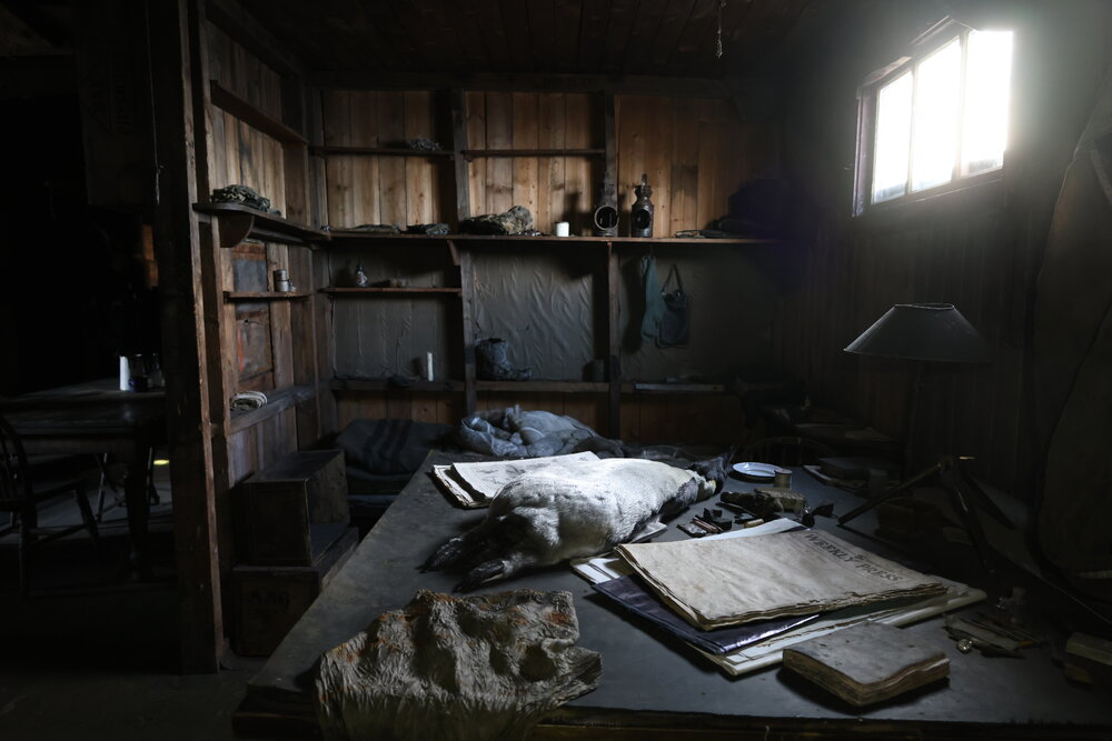 2025 Scott's Cubicle, Scott's 'Terra Nova' hut