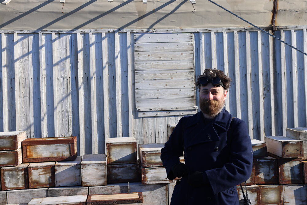 2025 Daniel Bornstein at Cape Royds