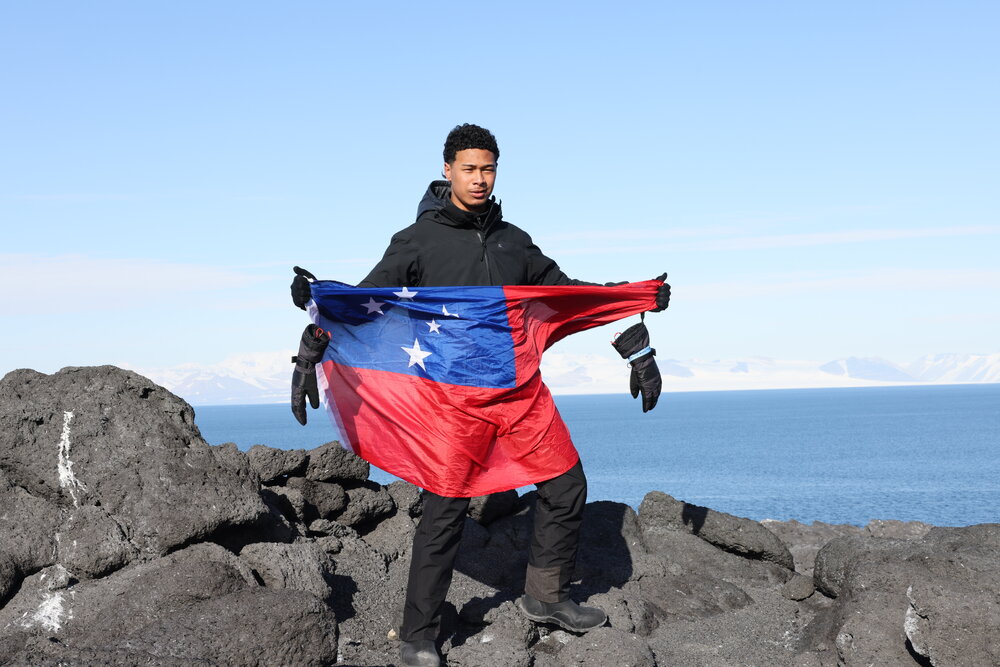 2025 Kitiona Pelasio at Cape Royds