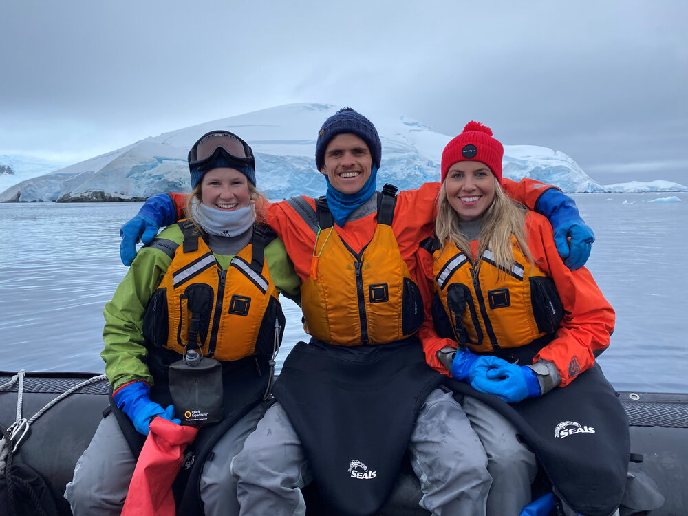 Inspiring Explorers Ihlara McIndoe, Owain John and Laurette Siemonek
