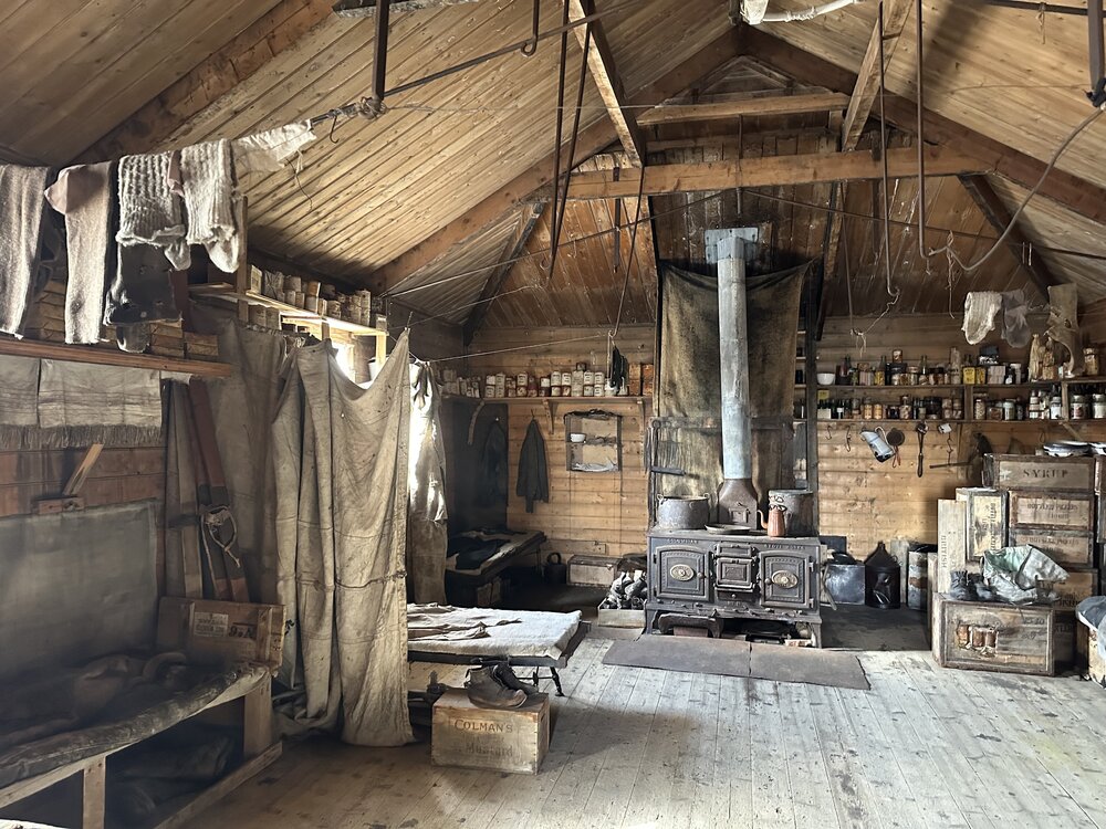 2025-26 Interior, Shackleton's 'Nimrod' hut, Cape Royds