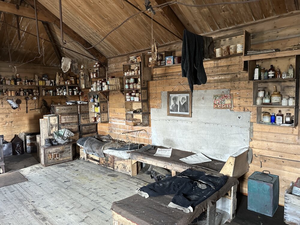 2025-26 Interior, Shackleton's 'Nimrod' hut, Cape Royds
