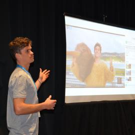 Owain John presents a workshop at the Explorer Conference 2021 (008)