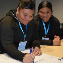Students participating in Mike Dawson's workshop at the Explorer Conference 2021 (006)