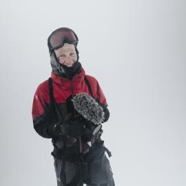 Inspiring Explorer Keith Parsons with camera (003)