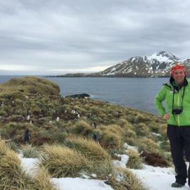Inspiring Explorer Tom MacTavish in South Georgia