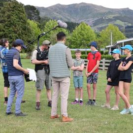 Young Inspiring Explorers being Interviewed by Greenstone TV (001)