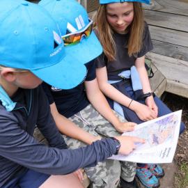Young Inspiring Explorers orienteering on the Worsley Weekend (002)