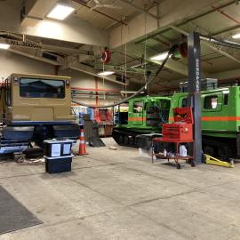 Hägglunds in the workshop at Scott Base (002)