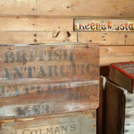 2005 Shackleton's 'Nimrod' Hut interior, Cape Royds (004)