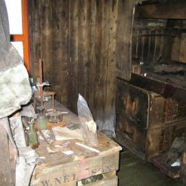 2005 Interior ice build-up, Biology area, Scott's 'Terra Nova' hut, Cape Evans