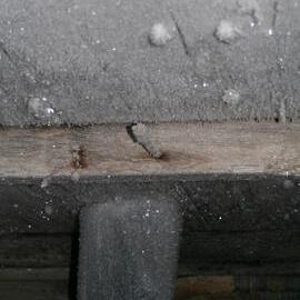 2006 Ice build-up inside Scott's 'Terra Nova' hut, Cape Evans (006)