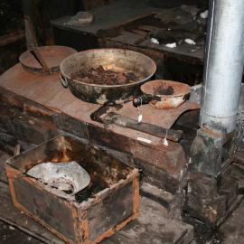2006 Blubber stove inside Scott's 'Discovery' hut, Hut Point
