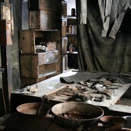2006 Stove area inside Scott's 'Discovery' hut, Hut Point